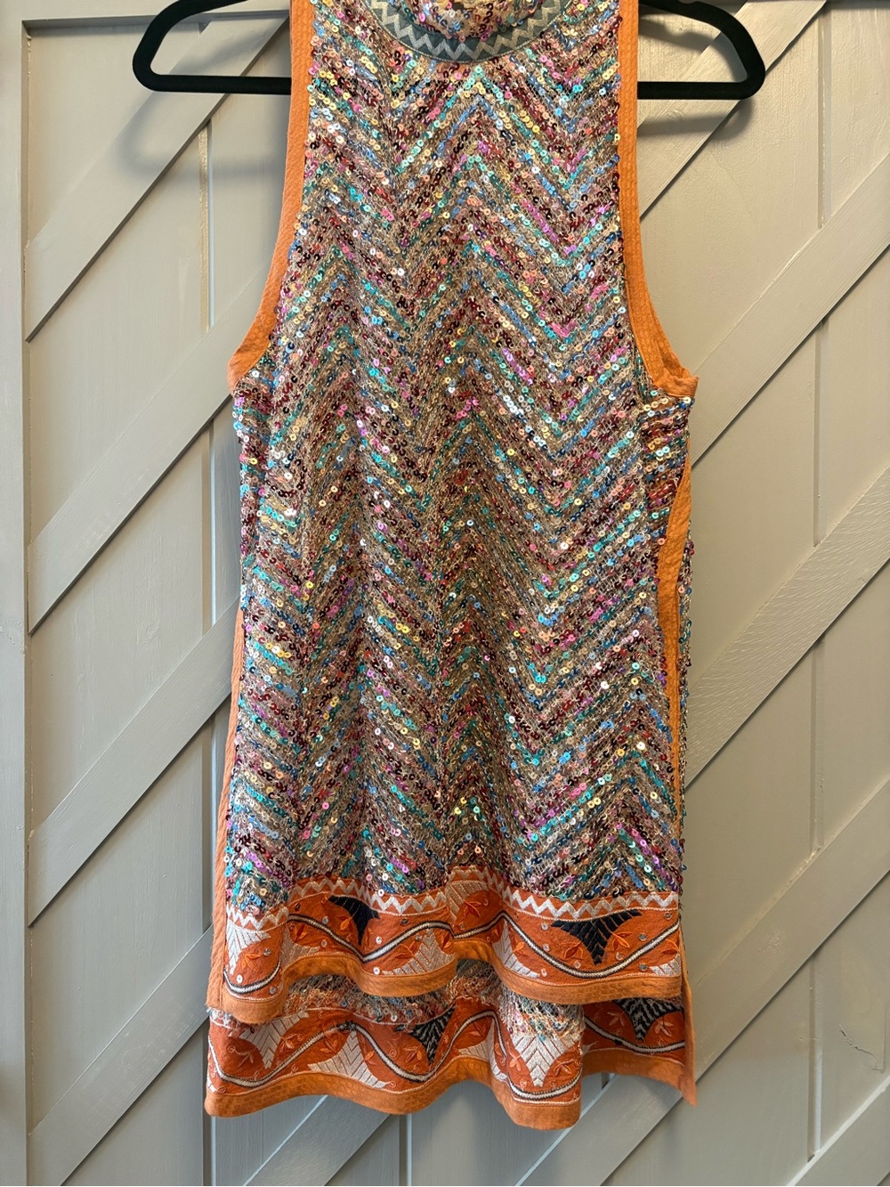 Free People Stellar Sequin Tunic